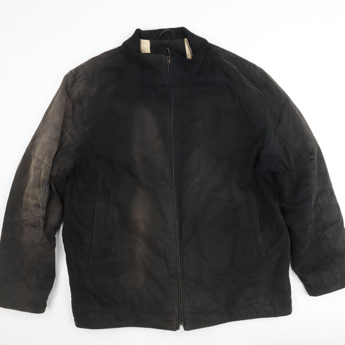 Douglas Men’s Black Cotton Lined Full Zip Casual Jacket Size 44