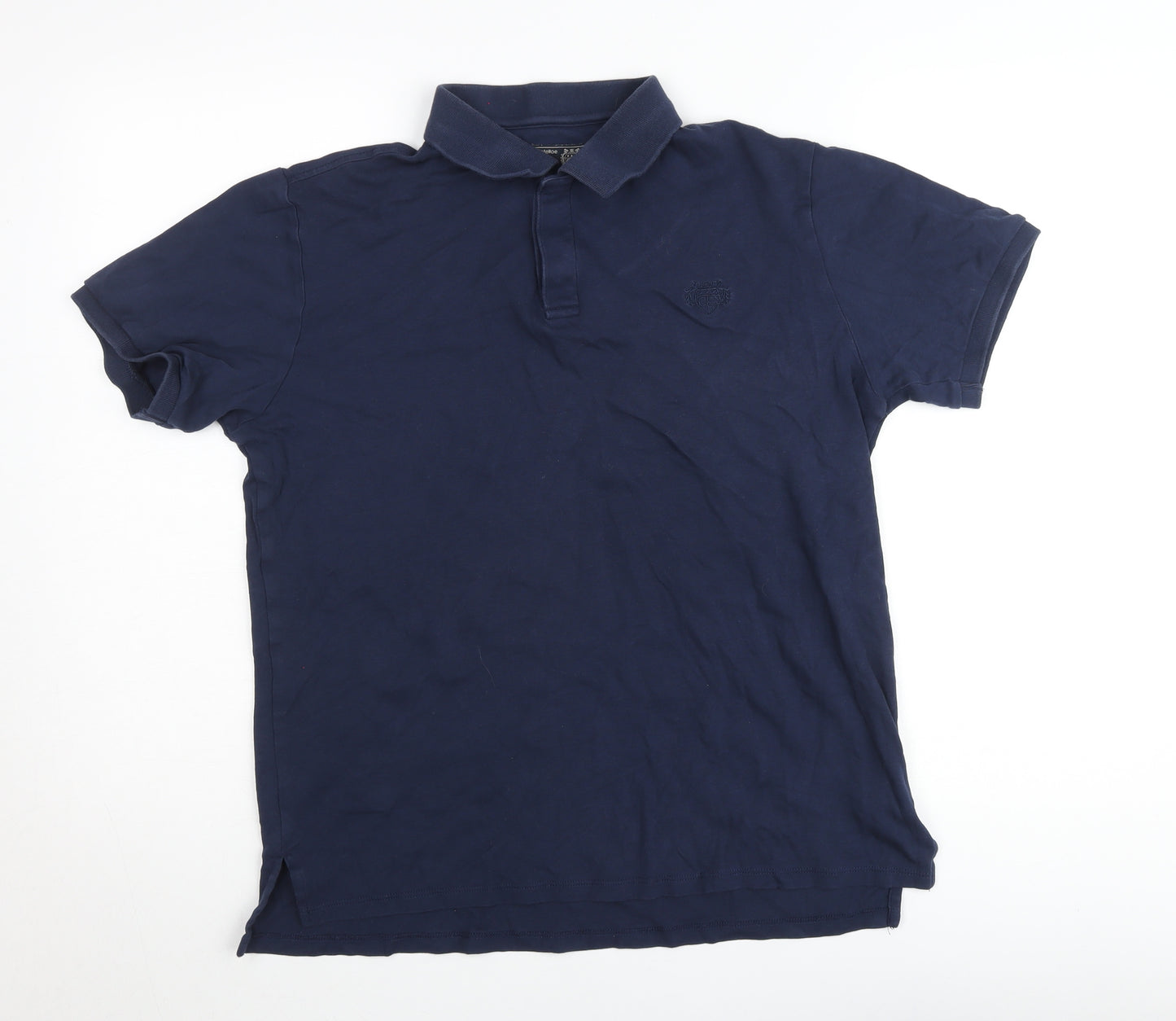 Paul Costelloe Living Men's Blue Pima Cotton Polo Shirt L