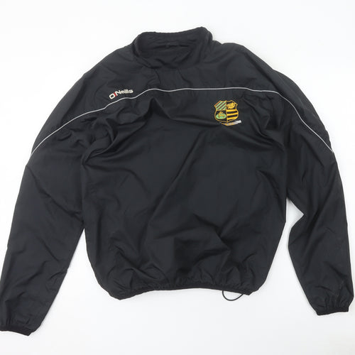 O'Neills Men's Black Windbreaker Training Jacket Size M