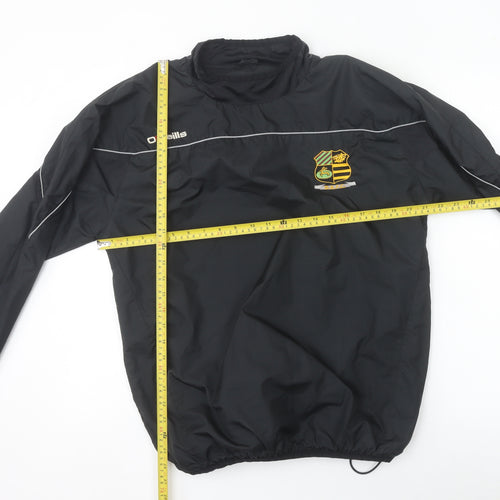 O'Neills Men's Black Windbreaker Training Jacket Size M