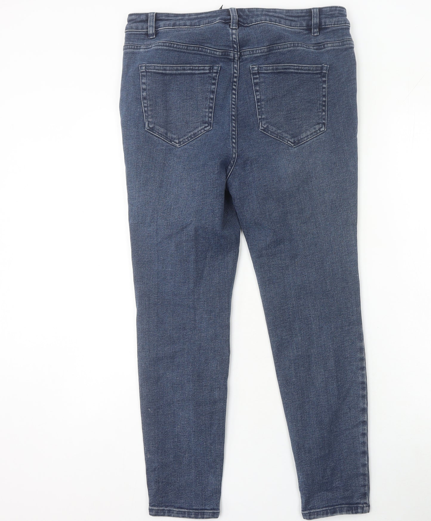 Next Men's Blue Skinny High Rise Denim Jeans Size 16 Slim Fit