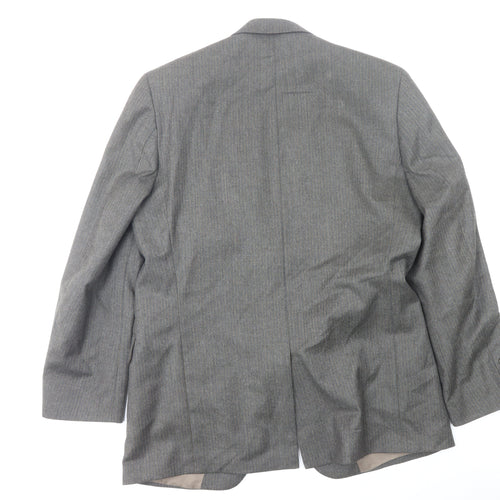 Kelly Designer Range Men's Grey Wool 40L Blazer Jacket