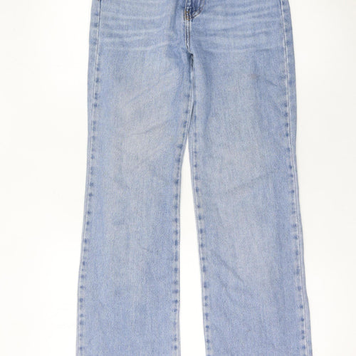 Stradivarius Womens Blue Straight Leg Denim Jeans Size 4