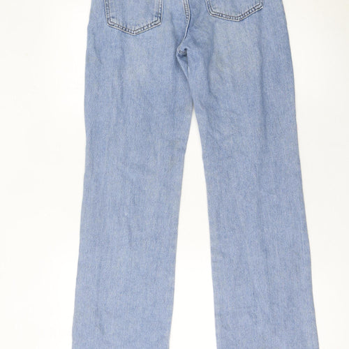 Stradivarius Womens Blue Straight Leg Denim Jeans Size 4