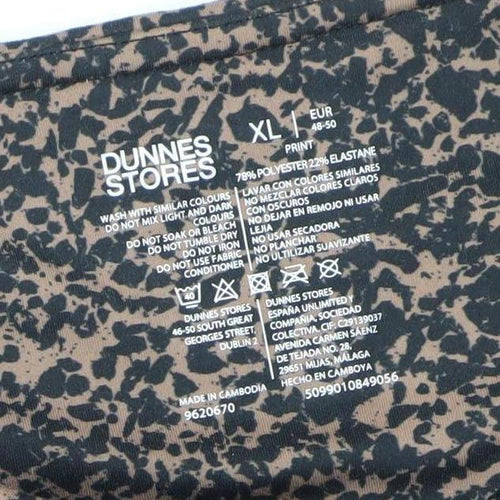 Dunnes Stores Women’s Brown Animal Print XL Leggings