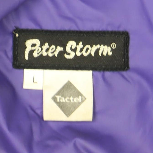 Peter Storm Womens Purple Waterproof Rain Coat Jacket L