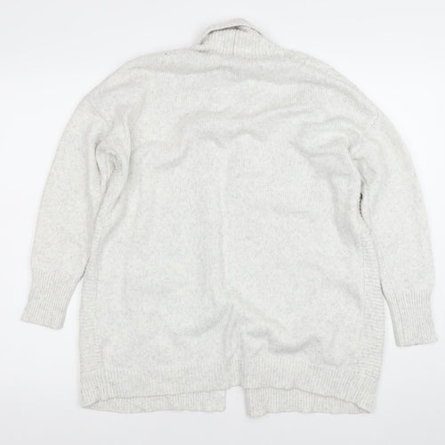 Tahari Women Ivory Knit Long Sleeve Open Cardigan Size S