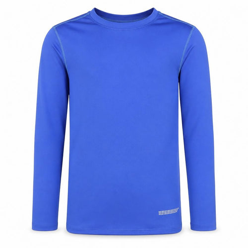 XLR8 Boys Blue Long Sleeve Athletic T-Shirt 10-11 Years Lightweight Sports Top