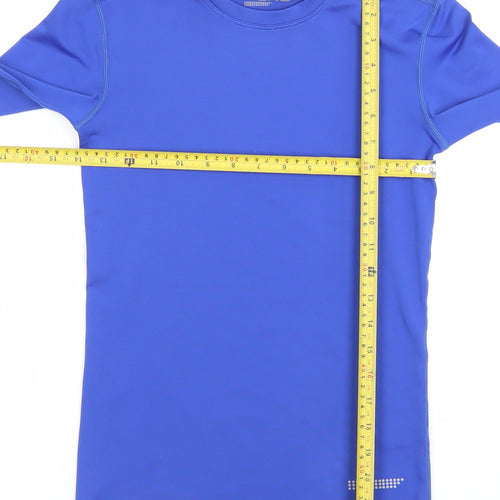 XLR8 Boys Blue Long Sleeve Athletic T-Shirt 10-11 Years Lightweight Sports Top