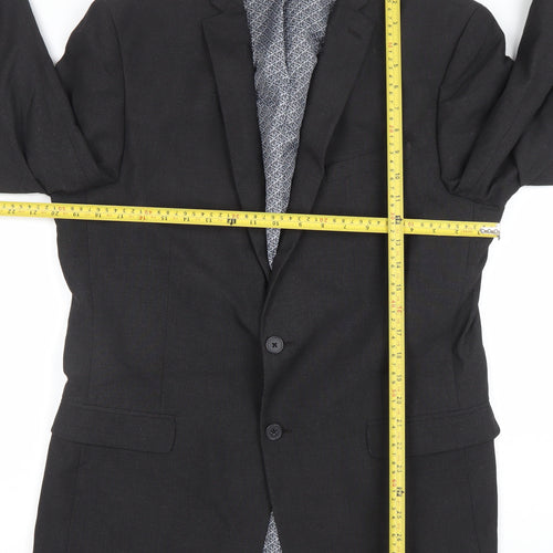 Red Herring Men's Grey 42L Long Fit Blazer Jacket