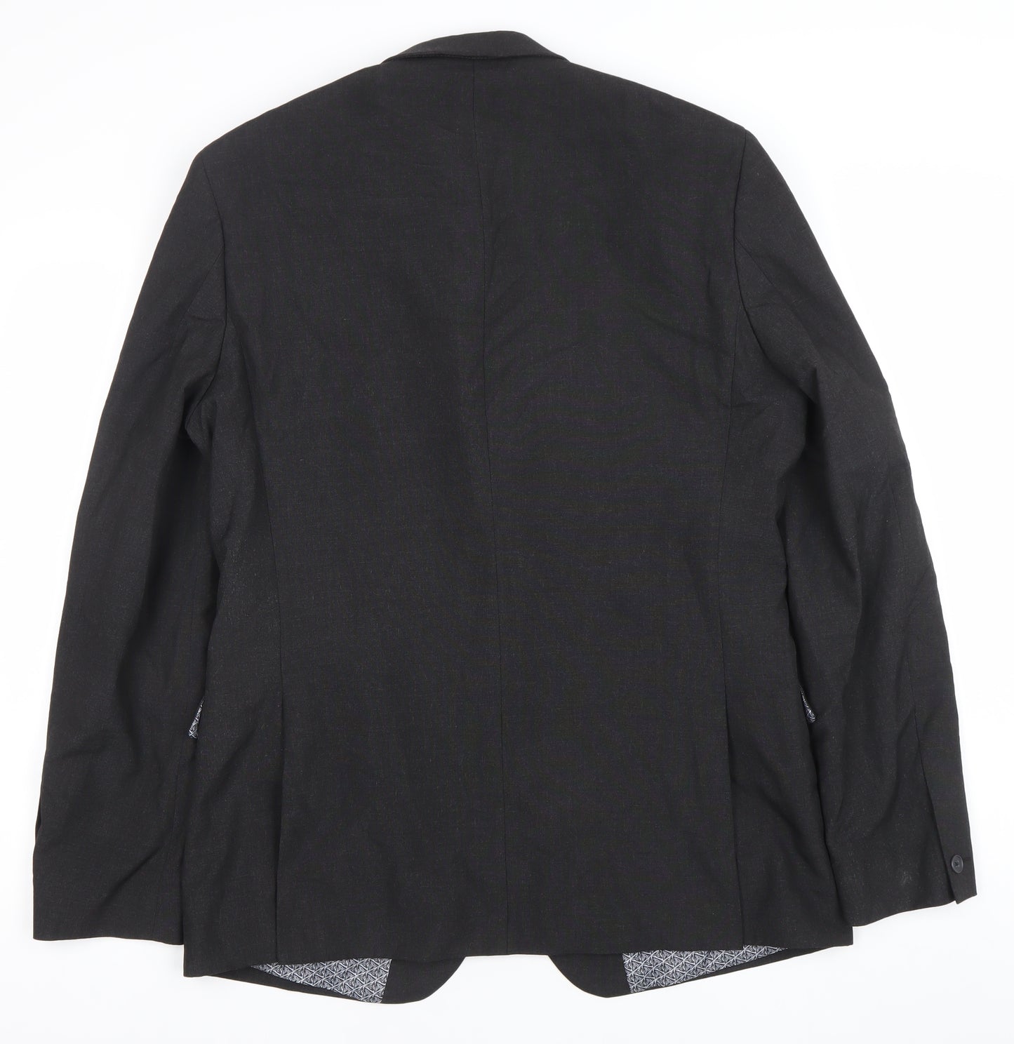 Red Herring Men's Grey 42L Long Fit Blazer Jacket