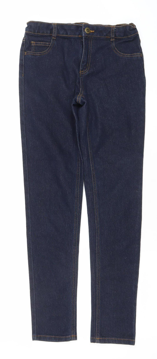 Essentials Girls Blue Jegging Jeans Age 14 Years Stretch Denim
