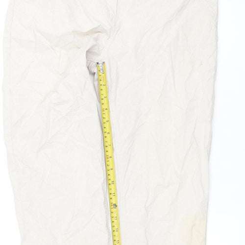 Marks and Spencer Women’s Beige Chino Trousers Size 10 Cotton Blend