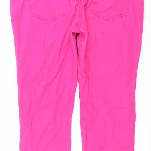 Dunnes Stores Women’s Pink Cropped Stretch Jeans Size 10