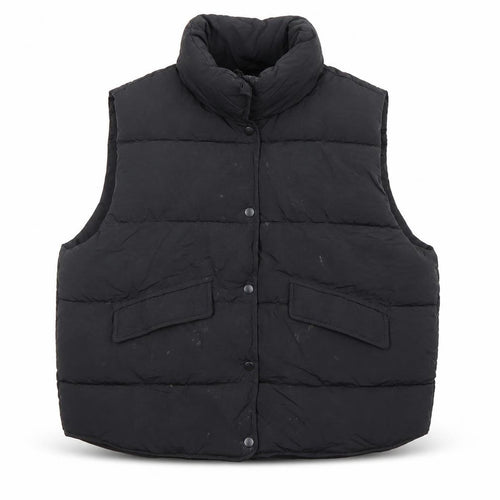 ZARA Girls Black 9-10 Years Puffer Waistcoat Quilted Sleeveless Vest