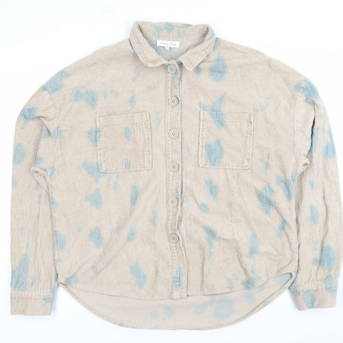 Emory Park Women’s Beige Corduroy Button Jacket XS