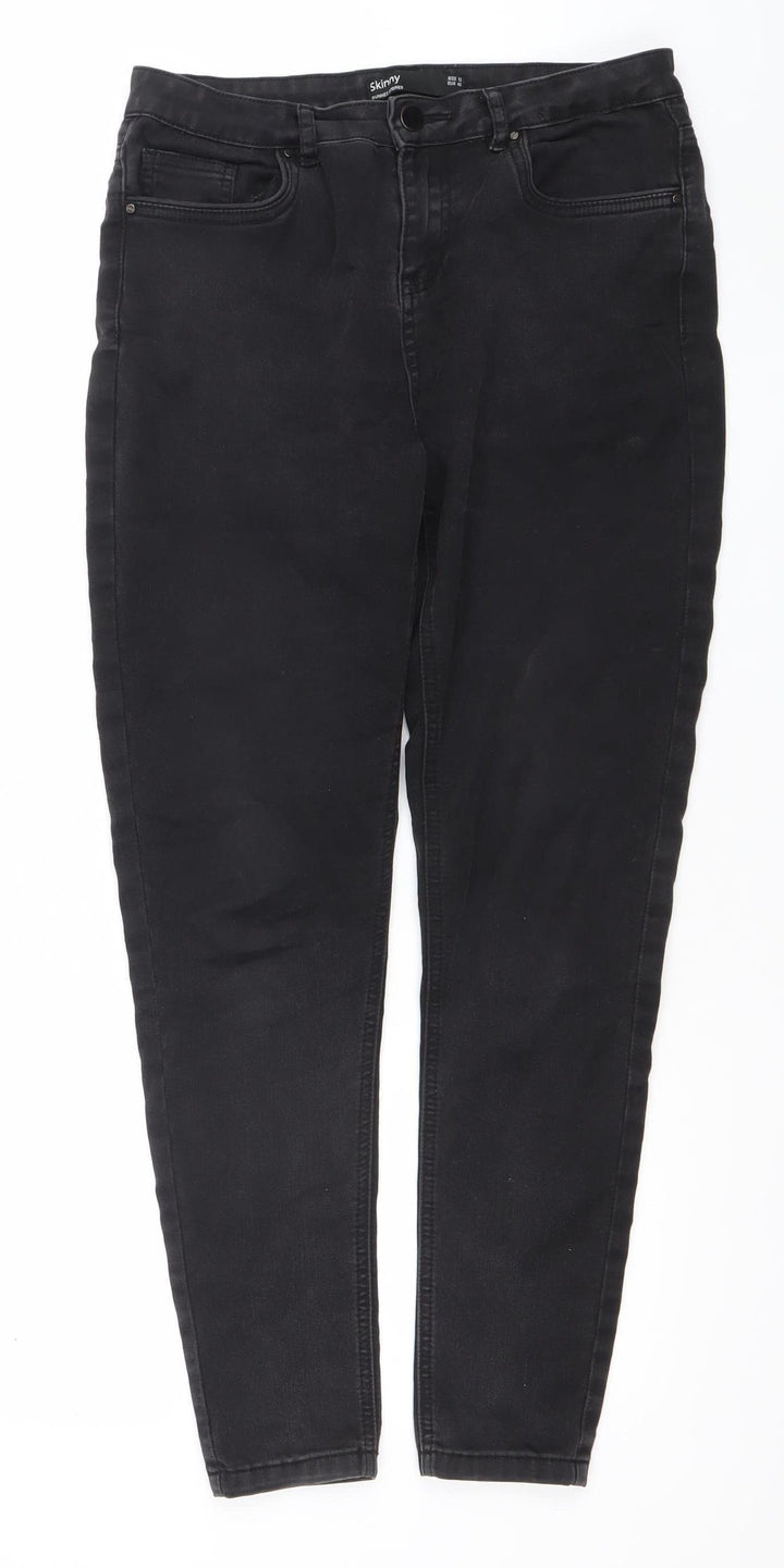 Dunnes Stores Women's Black Skinny Jeans Size 12 Slim Fit