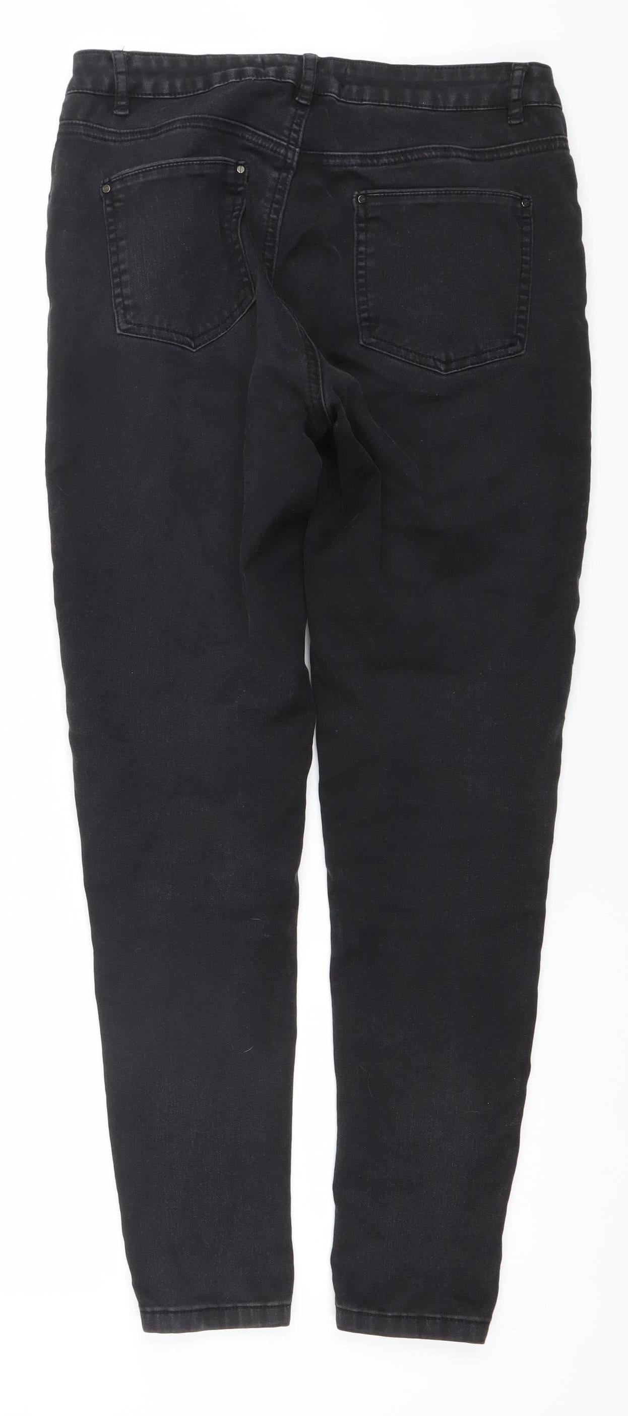 Dunnes Stores Women's Black Skinny Jeans Size 12 Slim Fit