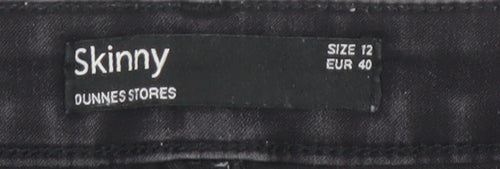 Dunnes Stores Women's Black Skinny Jeans Size 12 Slim Fit