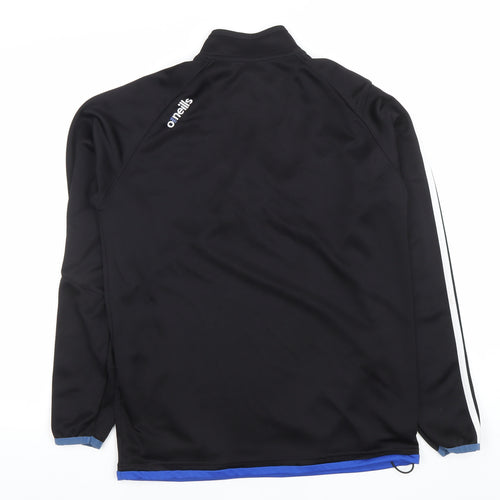 O’Neills Men’s Black Small 1/4 Zip Sports Sweatshirt Tralee Logo