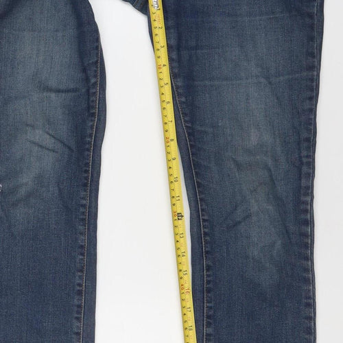 Promod Women's Blue Straight Fit Denim Jeans Size 10