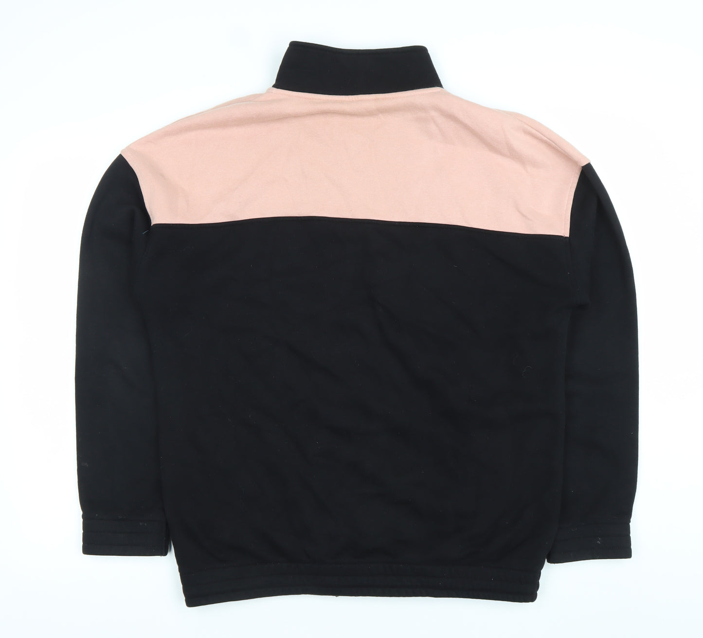 Hi-Tec Women's Black & Beige 1/4 Zip Pullover Sweatshirt Size S