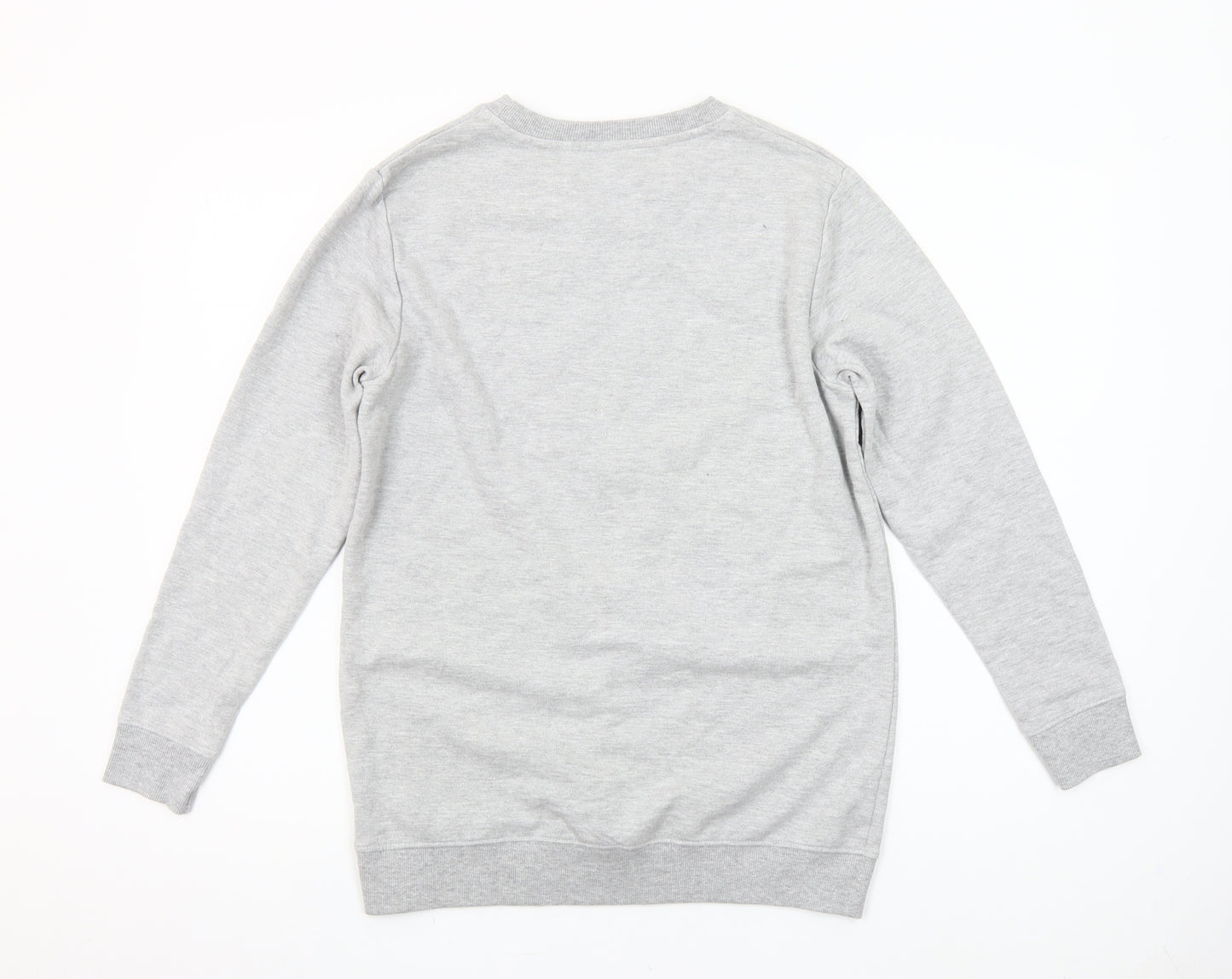 Stranger Things Hawkins Tigers Grey Sweatshirt Girls 11-12 Years Pullover