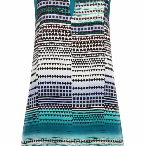 Forever 21 Women’s Multicoloured Geometric Shift Dress Size S Sleevless