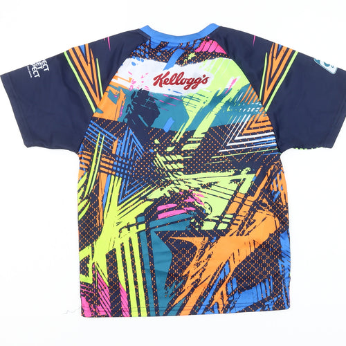 Masita Boys Multicoloured Graphic Sports T-Shirt 3 Years Quick Dry Jersey