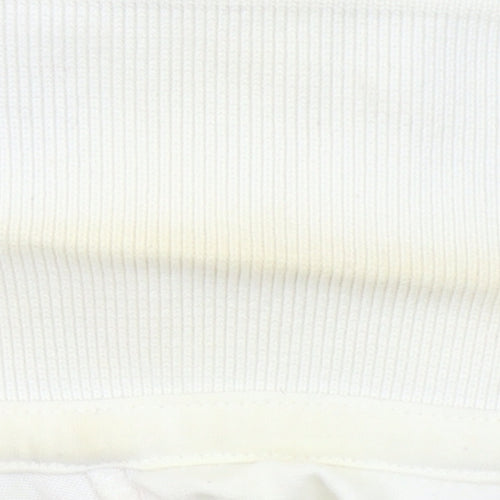 French Connection Men's Ivory Cotton Polo Shirt Size L