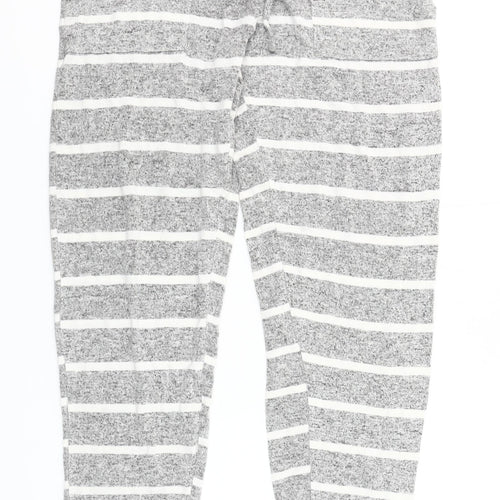 Marks and Spencer Women’s Grey Striped Lounge Pants Size 6