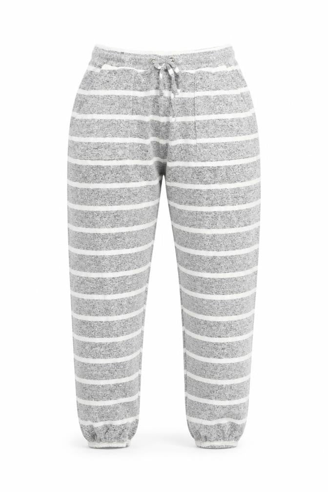 Marks and Spencer Women’s Grey Striped Lounge Pants Size 6