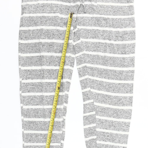 Marks and Spencer Women’s Grey Striped Lounge Pants Size 6