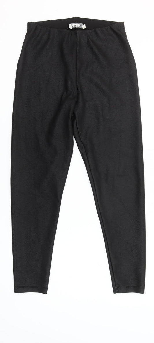 Gallery Women’s Black High Rise Stretch Ankle Leggings Size 10