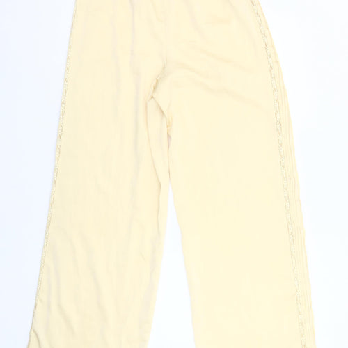 Savida Women’s Beige Lace Trim Pyjama Pants Size 8