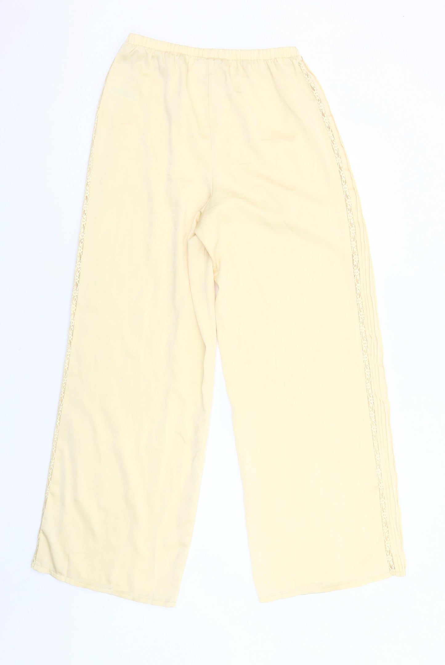 Savida Women’s Beige Lace Trim Pyjama Pants Size 8