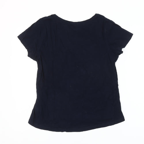 Esmara Women's Blue Short Sleeve Cotton T-Shirt Size 10