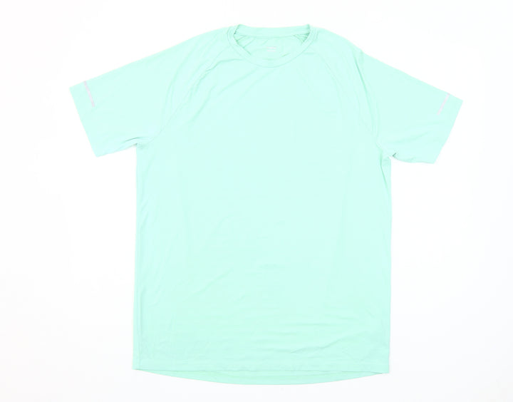 Dunnes Stores Men's Green Medium Athletic T-Shirt Lightweight Activewear