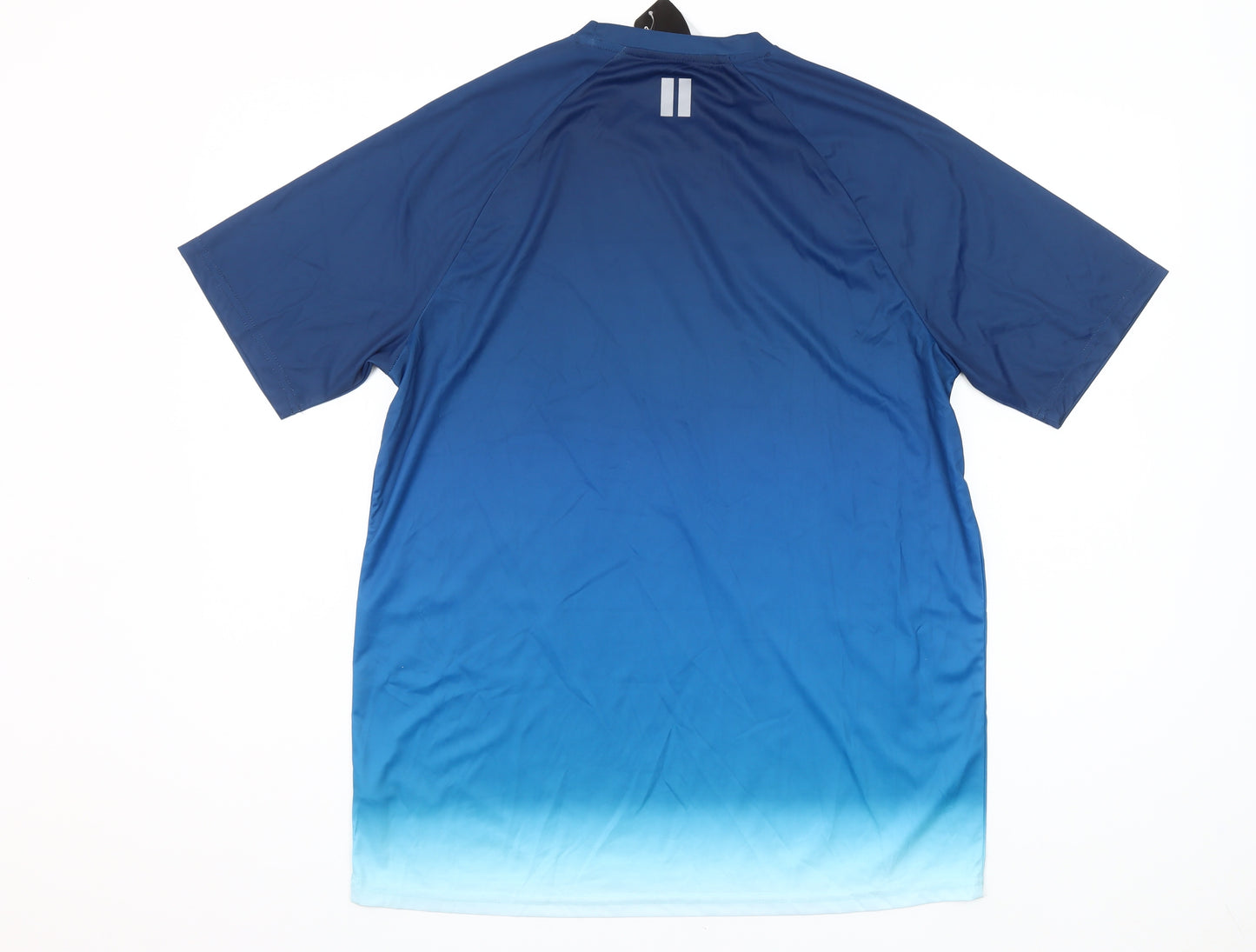 Dunnes Stores Men's Blue Medium Lightweight Quick Dry Sports T-Shirt