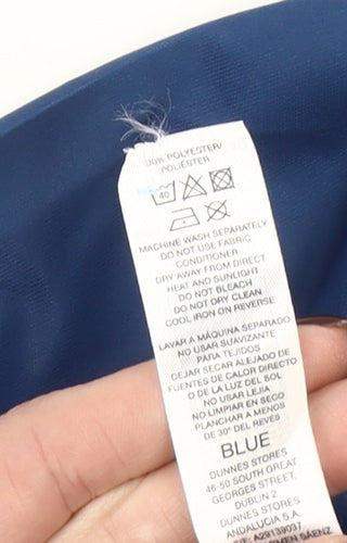 Dunnes Stores Men's Blue Medium Lightweight Quick Dry Sports T-Shirt