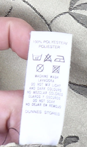 St. Bernard Women’s Beige Floral Satin Pyjama Pants Size 14-16