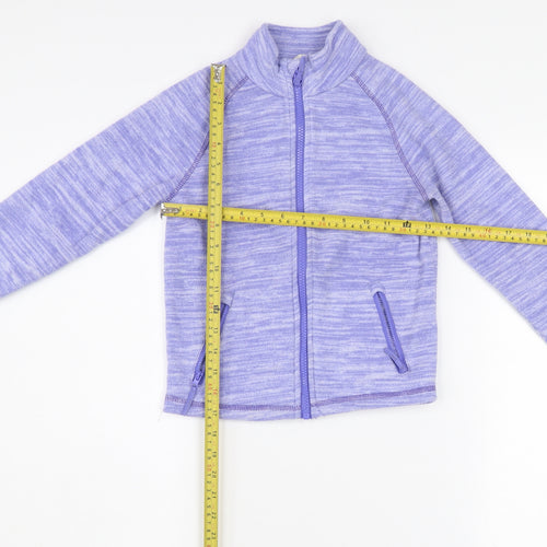Mountain Warehouse Girls Purple Full Zip Fleece Jacket 7-8 Years