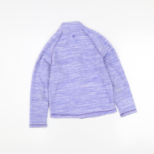 Mountain Warehouse Girls Purple Full Zip Fleece Jacket 7-8 Years