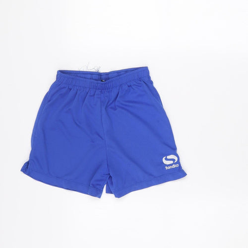 Sondico Boys Blue 5-6 Years Athletic Shorts 100% Polyester Lightweight