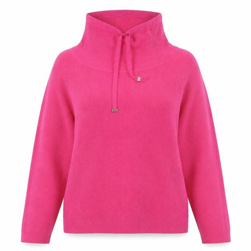 United Colors of Benetton Womens Pink Wool Blend Roll Neck Jumper XS