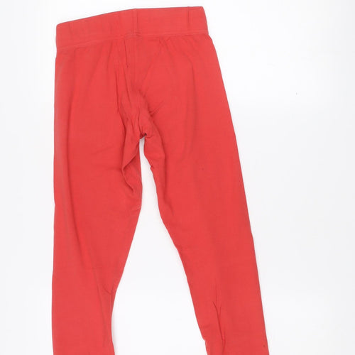Adidas Women's Red XS Leggings Slim Fit Elastic Waist Activewear