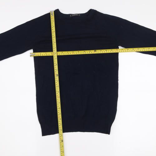 Dunnes Women’s Navy Blue Viscose Knit Pullover Jumper Small