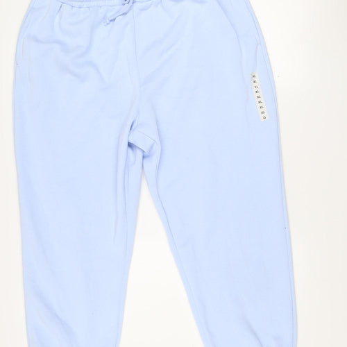 Dunnes Stores Women Blue Fleece Sweatpants XL Comfort Fit