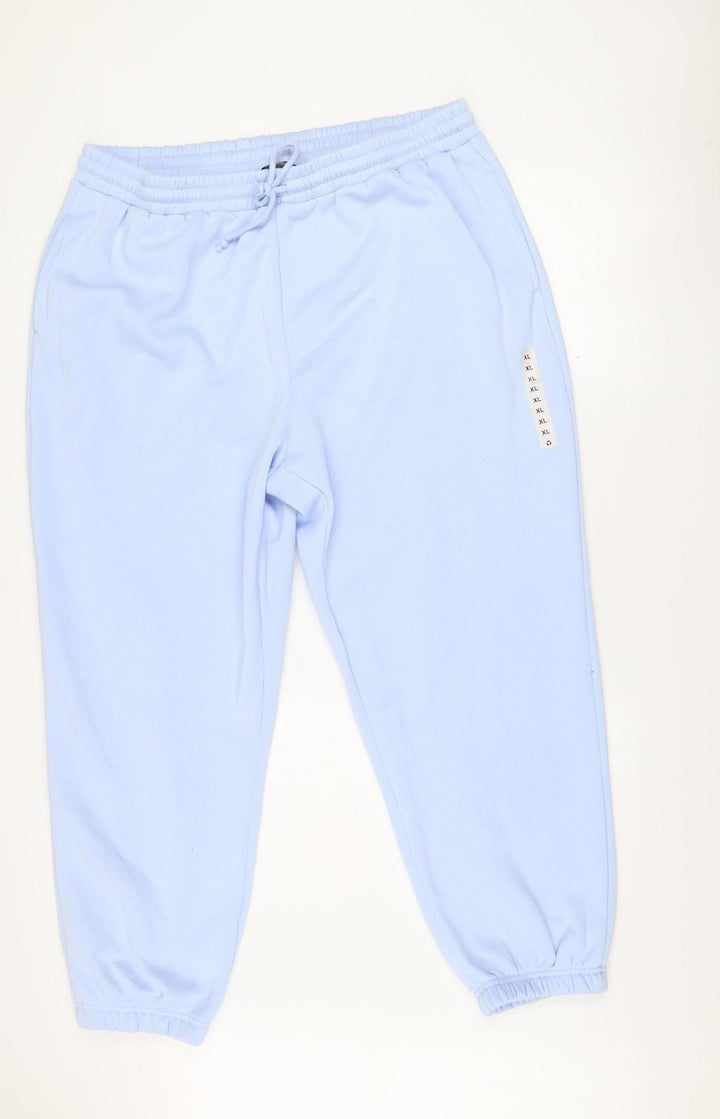 Dunnes Stores Women Blue Fleece Sweatpants XL Comfort Fit