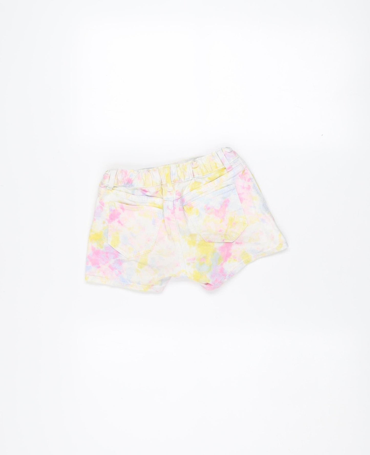 GAP Girls Multicoloured Tie-Dye Denim Hot Pants Shorts Size 10 Years